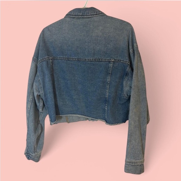 Pacsun Brandy Melville Cropped Jean Jacket - Picture 2 of 3